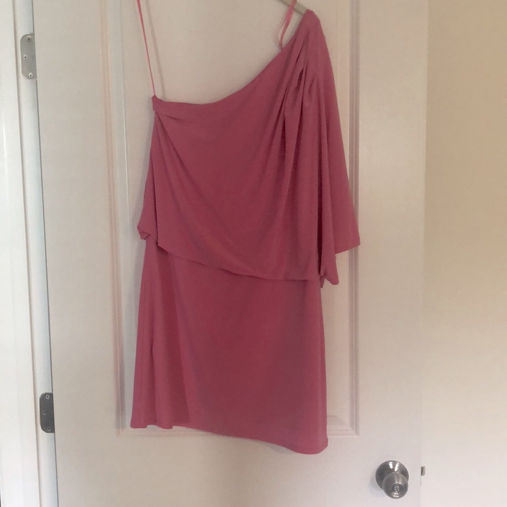 One shoulder Jessica Simpson dress